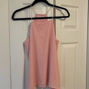 Pink flowy tank top. Women’s size small